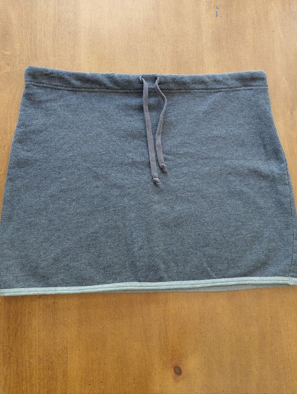 Vintage 90's J. Crew Cotton Drawstring Mini Skirt Made In Mariana Islands USA